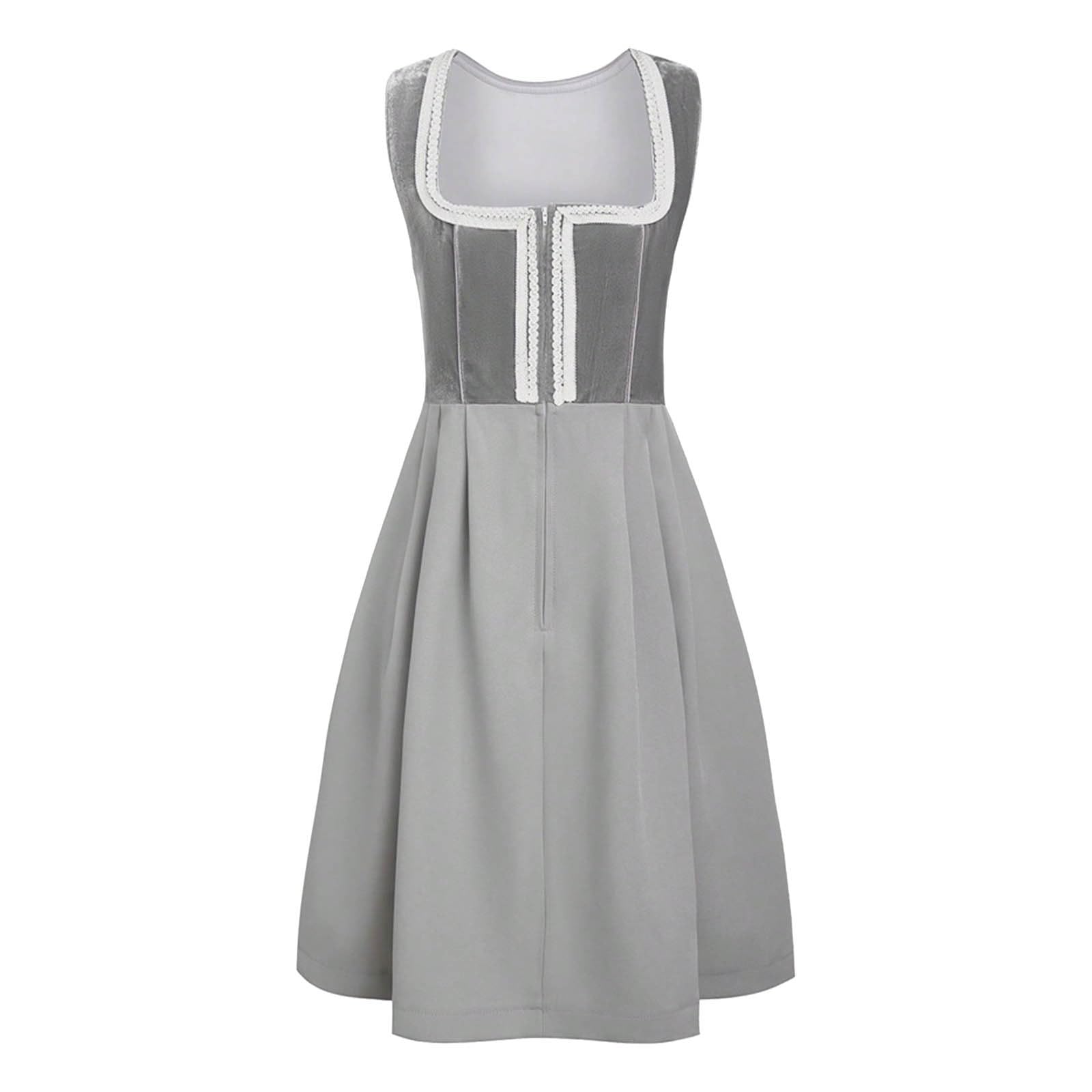 2025 Dirndl für Damen, Oktoberfest-Kleid für Bayerisch, 2-teiliges Halloween-Kostüm, Spitze, deutsche Karnevals-Outfits, Größe S-5XL
