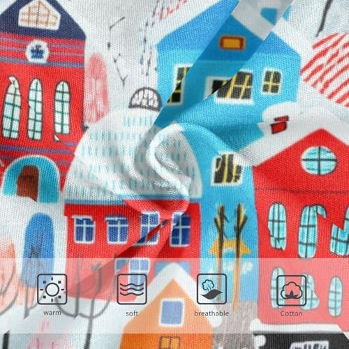 Snowy Town Bright Panties Little Girl Toddler Underwear Floral Cotton Animal Briefs Kids Undies 2t3