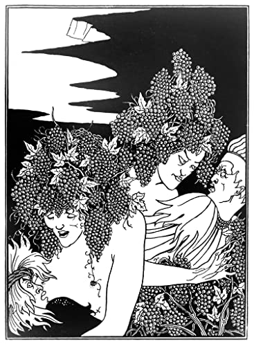Toile Le piège du vintage Beardsley décoration artistique