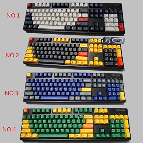 104 Keycaps Taihao Doubleshot Laser Carving US Layout Keyset OEM Profile for Cherry MX Gaming Mechanical Keyboard (NO.3)