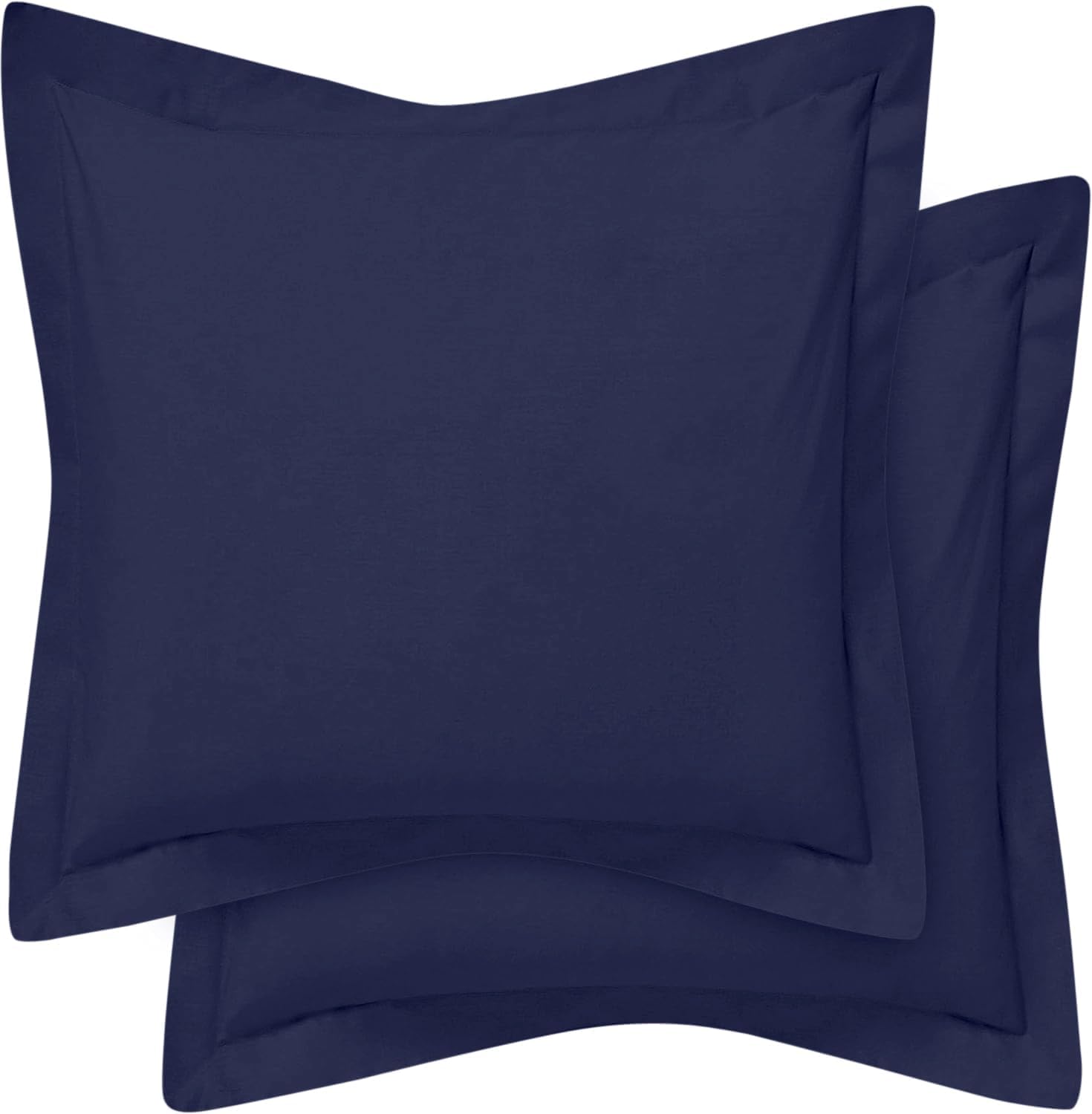 Comfort BeddingsExport Quality 600 Thread Count 100% Egyptian Cotton Continental Pillow Cases Pack Of 2 - Dark Grey (Continental/Square Size 65 x 65 CM)