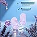 Kimihome Gel Toe Cap and Protector - Silicone Toe Covers - Cushions and Protects to Provide Relief from Missing or Ingrown Toenails, Corns, Calluses, Blisters (8 Small, Lavender)