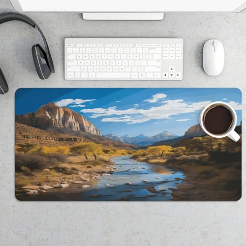 Zion National Park Desk Pad con base de goma grande miniatura 5
