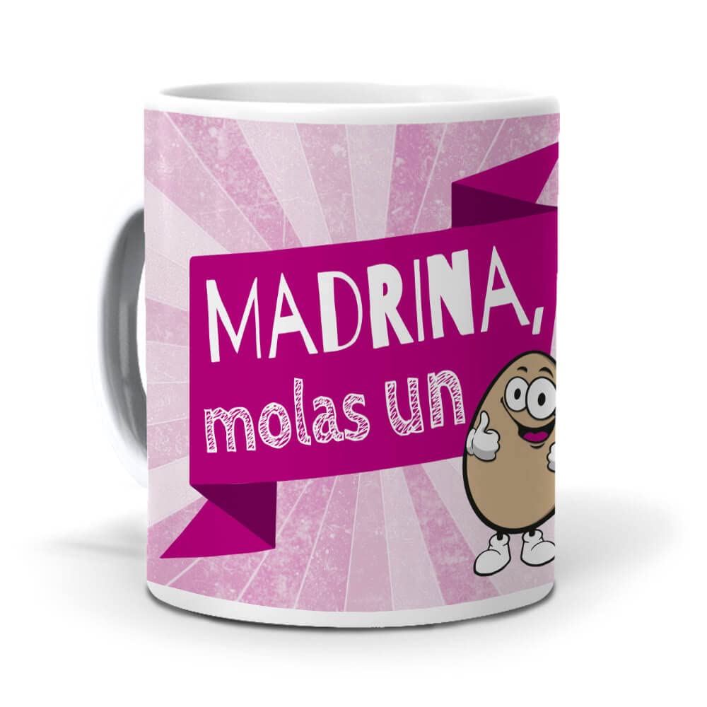 mundohuevo Taza Madrina, molas un Huevo Version