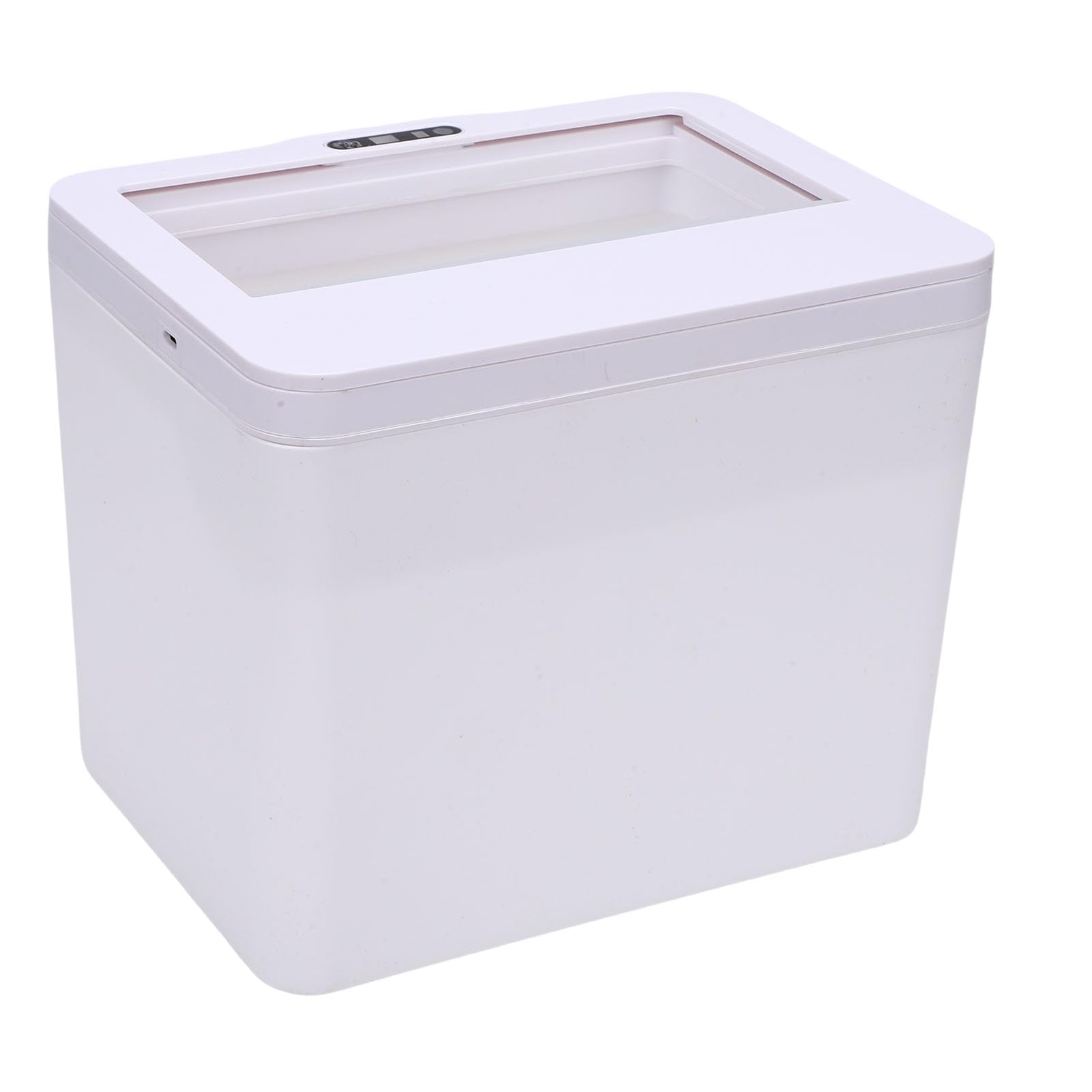 Bote de Basura de Escritorio Eléctrico con Sensor Inteligente 8L, Contenedor de Basura Automático sin Contacto para el Hogar, Oficina, Baño, Automóvil, Caja de Almacenamiento Compacta a