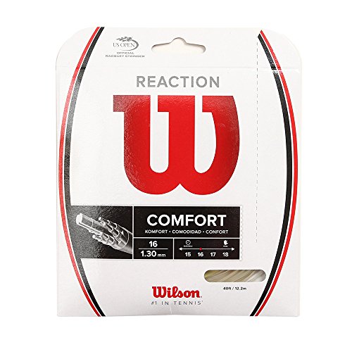 Wilson テニス ストリング ガット REACTION 16 ナチュラル WRZ948200 ウィルソン