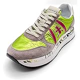  Zapatos Mujeres Sneakers PREMIATA Tris 5402 Cuero Tejido Verde