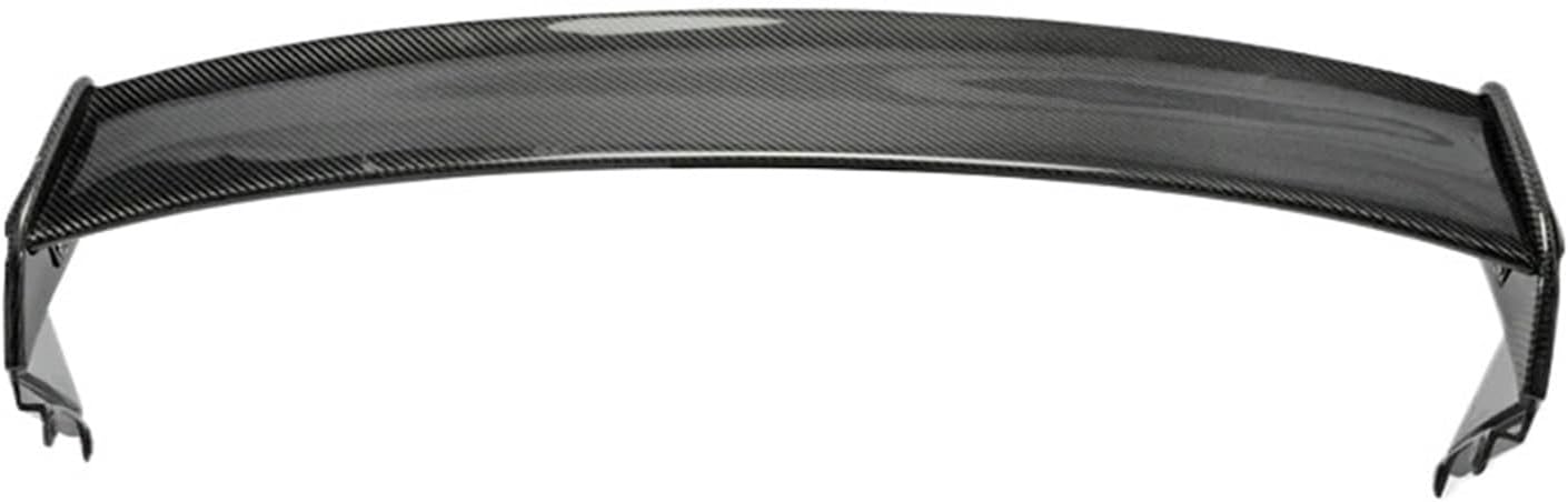 Car-styling Carbon Fiber Roof Spoiler Glossy Finish Rear WIng Lip Fibre Splitter Drift Kit Compatible For Mini R56 Ver.2.11/2.12(Glossy black)