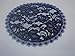 Handmade Navy Lace Doily Head Cover Kippah Yarmulke Hair Covering (with Decorative Bobby Pin) (Style 359) Elegant Doily Exclusive