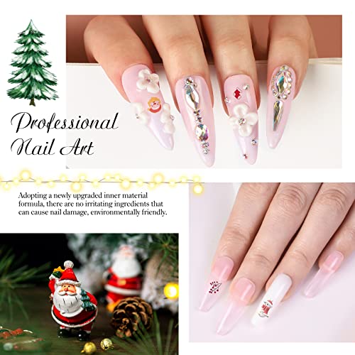 Acrylic Nail Kit Acrylic Liquid Monomer And Powder Set - 12 Pcs Glitter Sequins For Nail Art Manicure Tool Set False Nail Tips Acrylic Brush For Nail Extension Starter Valentine's Day Gift For Woman #TOP2
