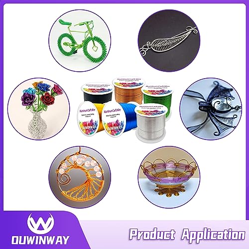 20gauge silver aluminum crafts wire 400ft for jewelry crafting gemstone metal coiling sculpting armature jewelry making beading floral soft diy metal craft art wires colored and soft