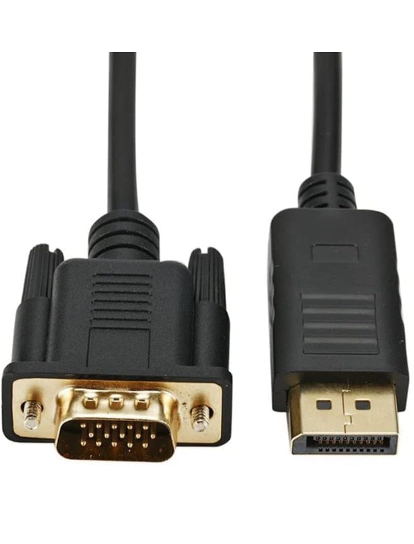 AdzMozi® DisplayPort to VGA Cable, DP to VGA Gold Plated DP Male to VGA Male Cord For Monitor, Projector, Desktop, Laptop, PC, HDTV (B0BVW399YF) Amazon Price History, Amazon Price Tracker