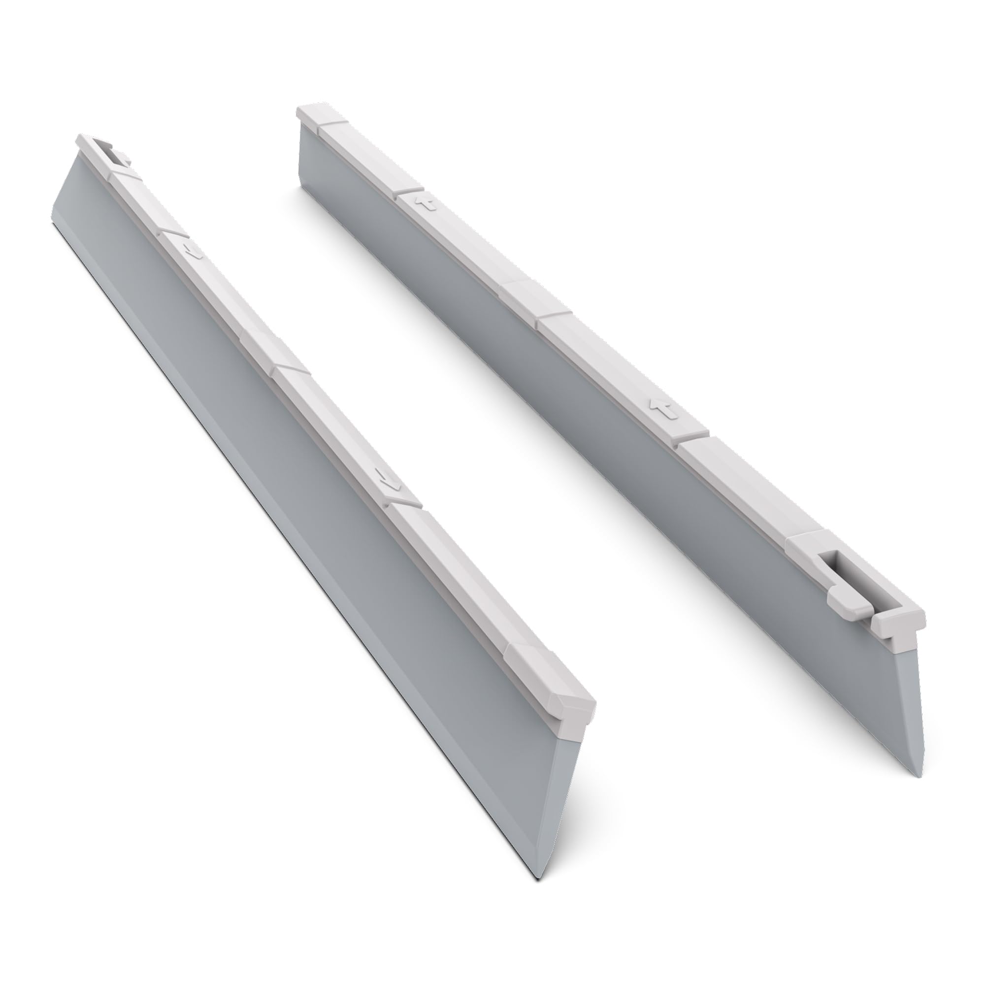 KOLLIEE61" Replacement Rubber Squeegee Broom Blade 2 Pcs Window Squeegee Blade Cleaning Supplies