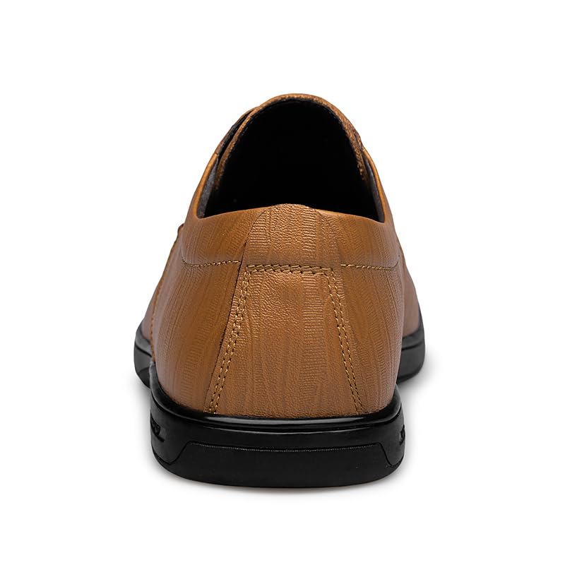 Image of MWX Men's Leather Shoes Loafers Slip On Formal Dress Fashion Casual Comfort Business Walking Shoes