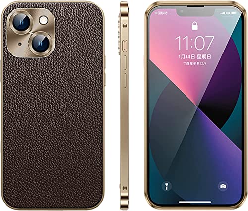 Coque iPhone 13 Pro Max cuir véritable de luxe antichoc