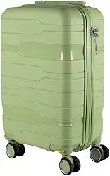 Mala de bordo em Polipropileno 4 rodas 360º - AeroMalas Japão (Verde)