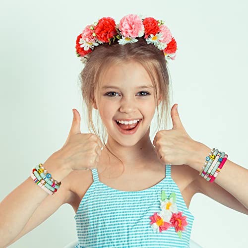 Preppy Friendship Bracelets for Girls Jewelry: Stackable Surfer Bracelets for Women Teen Girls Stuff3