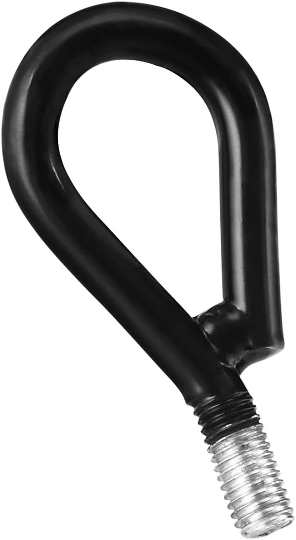 VASGOR 20” Ground Anchors (4pcs) Easy to Use with Drill, 3" Helix Diameter, Heavy Duty Anchor Hook for Camping Tent, Canopies, Car Ports, Sheds, Swing Sets, Securing Animals – Black Powder Coated