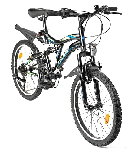 26 Zoll Guardian Kinderfahrrad MTB Shimano mit Beleuchtung nach StVZO Schwarz 26 Zoll Guardian Kinderfahrrad MTB Shimano mit Beleuchtung nach StVZO Schwarz
