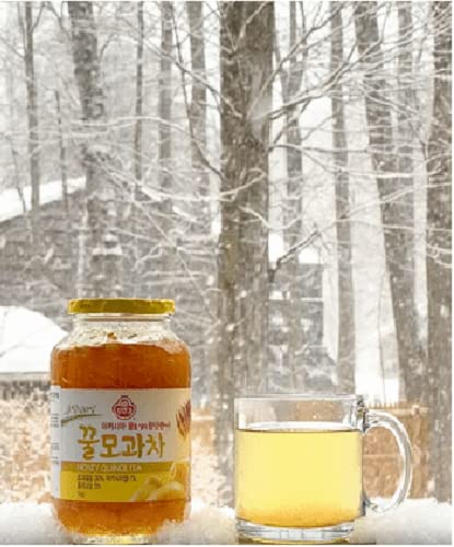 Miniatura 3 de Té de membrillo de miel refrescante con delicia de té de fruta de membrillo coreano - Producto de Corea 1 tarro de vidrio de 35.3 onzas (2.2 lbs)