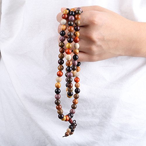 Nupuyai OUKLAN002703 Natural Wood Wrap Bracelet thumb #2