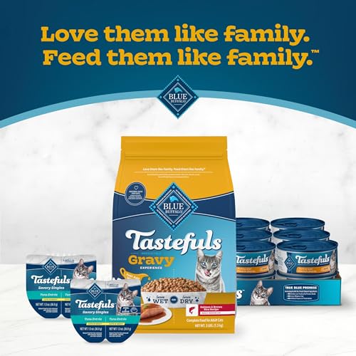 Blue Buffalo Tastefuls Irresistible Gravy Experience Salmon Cat Food, 3 lb - image 9