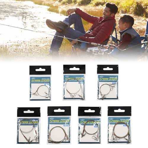 Línea líder de acero profesional para pesca miniatura 7