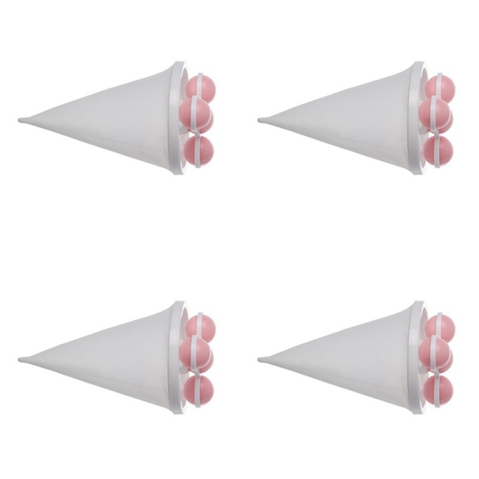 Floating Laundry Filter Ball Lint Remover Hair Catcher for Washing Machine Pet Catching Ball for Home 4PCS Catcher for Washing Machine