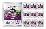 Alcomat Früchtebrennhefe 10 Pack - Weinhefe für Obstbrände, Brandy & Calvados - Alkoholtoleranz bis 17% - Intensives Fruchtaroma