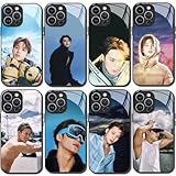 セブンティーン ミンギュ スマホケース アイフォンケース グッズ 強化ガラス 携帯ケース スマホカバー 携帯電話ケース 携帯カバー 保護ケース レンズ保護 耐水 防指紋 散熱加工 摩損防止 黄変防止 耐衝撃 肌触り良い 多機種対応 非公式 (16 Pro,B) [並行輸入品]