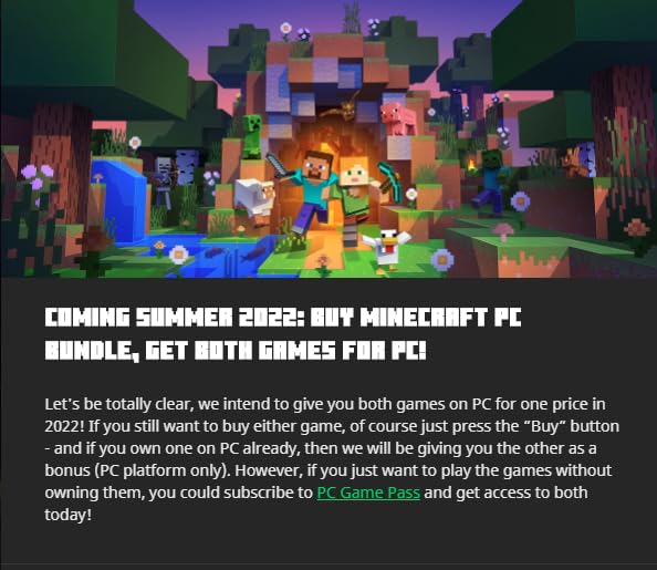 Minecraft Java Edition & Bedrock Edition [ No Gift Card Redeem Code ...
