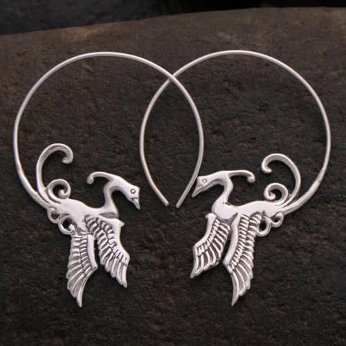 Vintage Bird Phoenix Earrings for Women Classic Luxury Summer Earrings for Women Statement Jewelry-N452