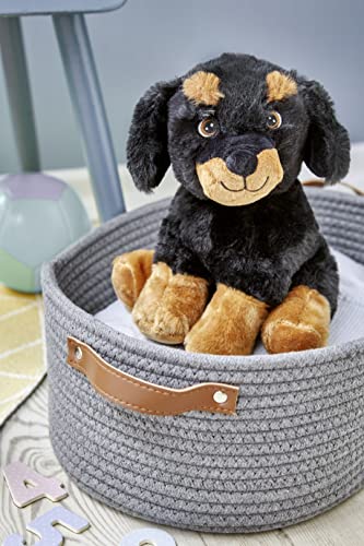 HEITMANN DECO PET Plüsch Dachshund, ca. 20cm, Schwarz / Braun