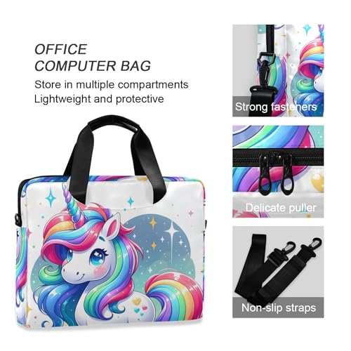 Funda para portátil ALAZA Rainbow Unicon Stars 13-15.6" miniatura 5