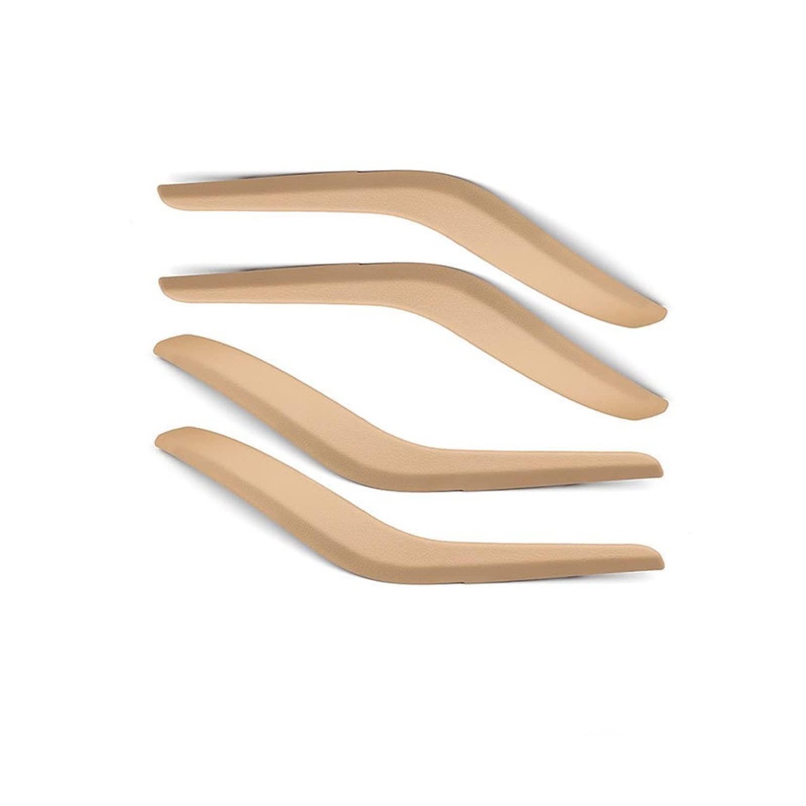 FANGZIQF Inner Door Pull Handles for X1 for E84 2010-2016 Car Interior Door Pull Decorative Cover(Beige)