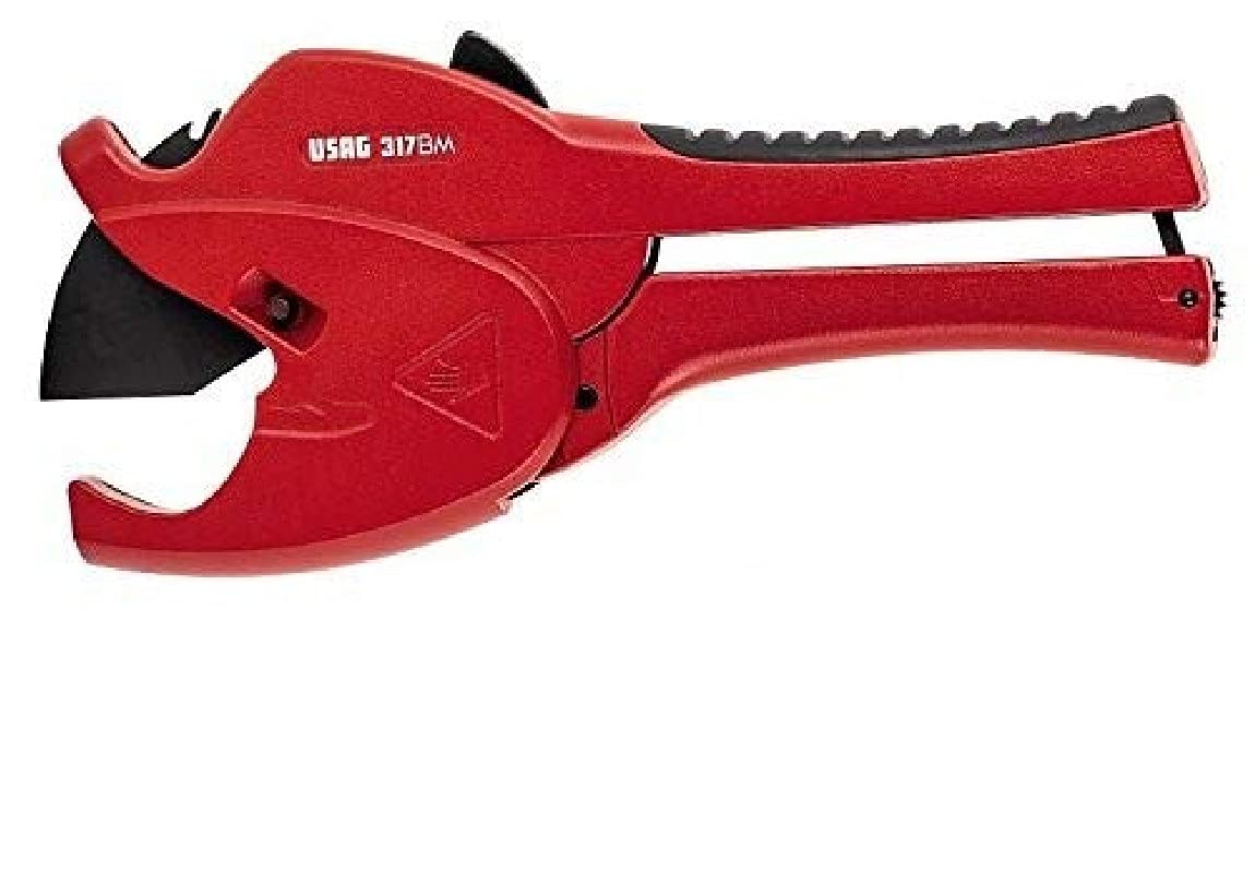 USAG U03170010 Tagliatubi per Tubi e profilati in plastica (Diametro 42 mm), Rosso