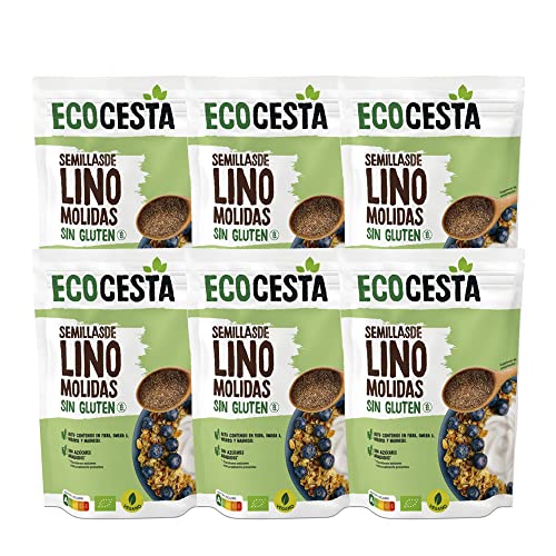 Ecocesta Mejor Cada Día Semillas Molidas Essential (Lino Marrón Molido) Bio (6 x 200g) 1200 g