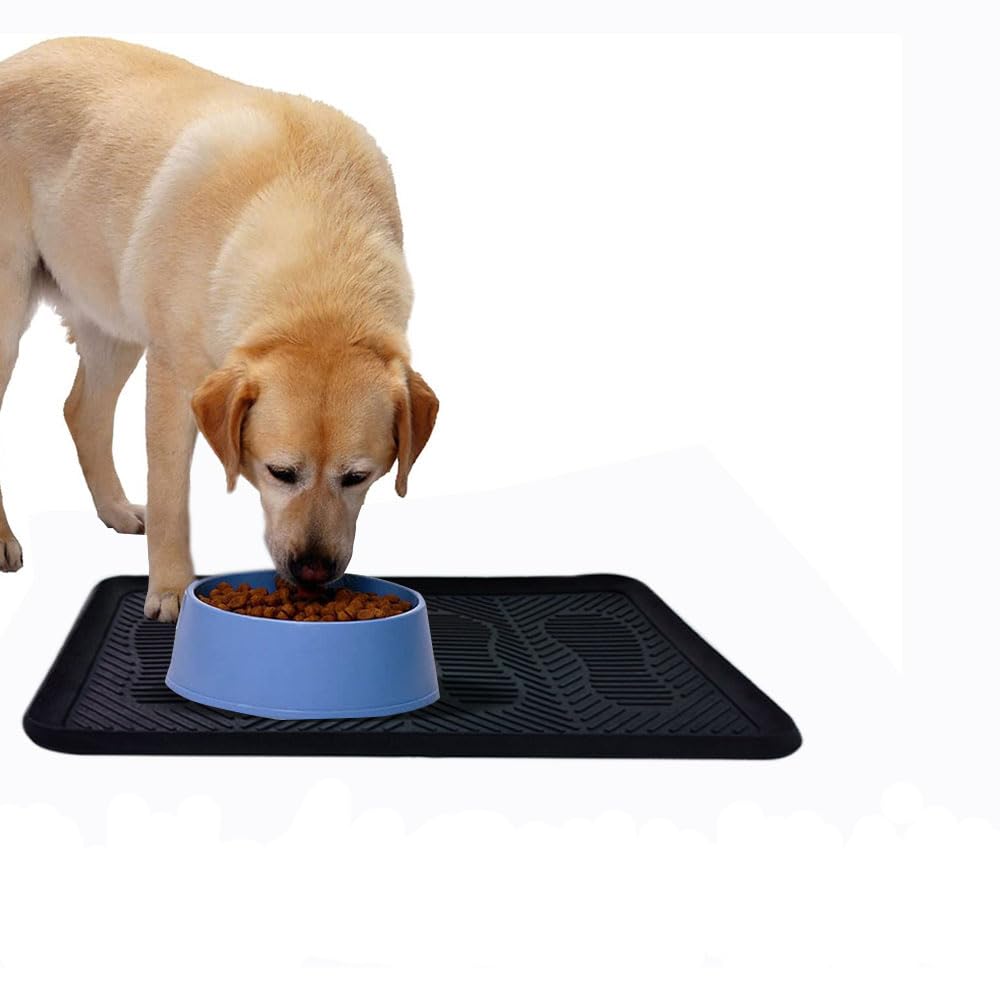 Mats Avenue® Multi-Purpose Rubber Tray mat for Feeding Dogs Cats, Pets Multipurpose Indoor and Outdoor use 40cm x 60cm Black Set of 1 (B0CPSRBX2K) Amazon Price History, Amazon Price Tracker