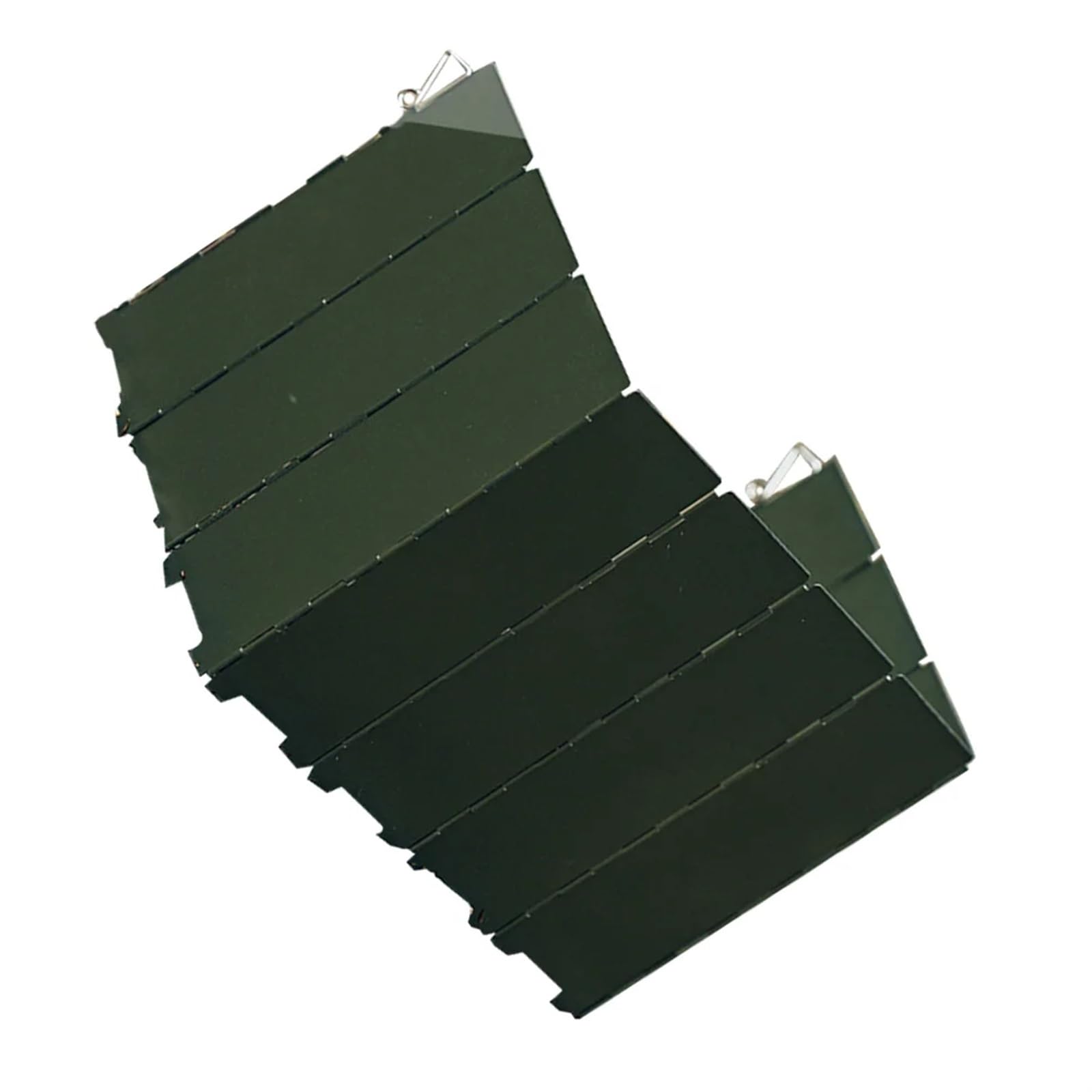 Parabrezza for fornello da campeggio in ferro | Verde 82x24x0,1 cm: campeggio escursionismo picnic barbecue zaino in spalla