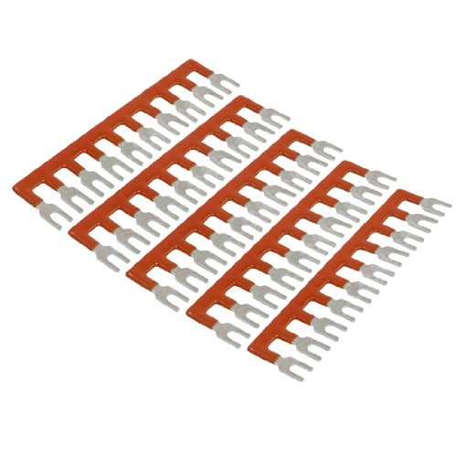Aexit 5 Pcs Terminal Stripe con Conectores Rojo miniatura 1