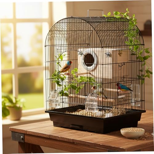 Maison à oiseaux en bois de qualité supérieure avec perchoir