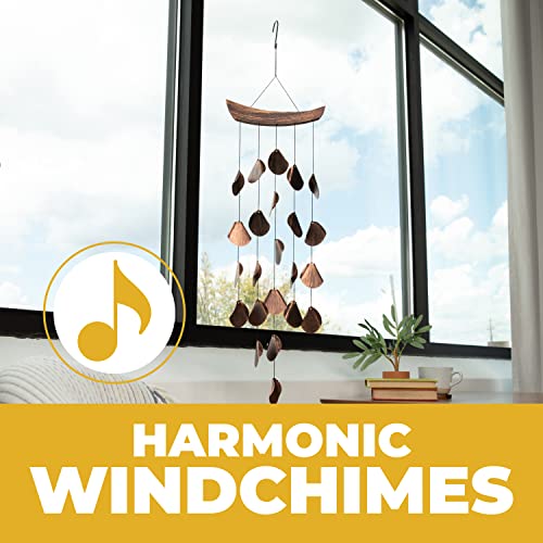 Vp Home 30-Inch Shimmering Mandala Wind Chimes For Outside Unique Mandala Shimmering Windchimes Outdoor Decoration Garden Decoration Mandala Wind Chime Gift For Women thumb #2