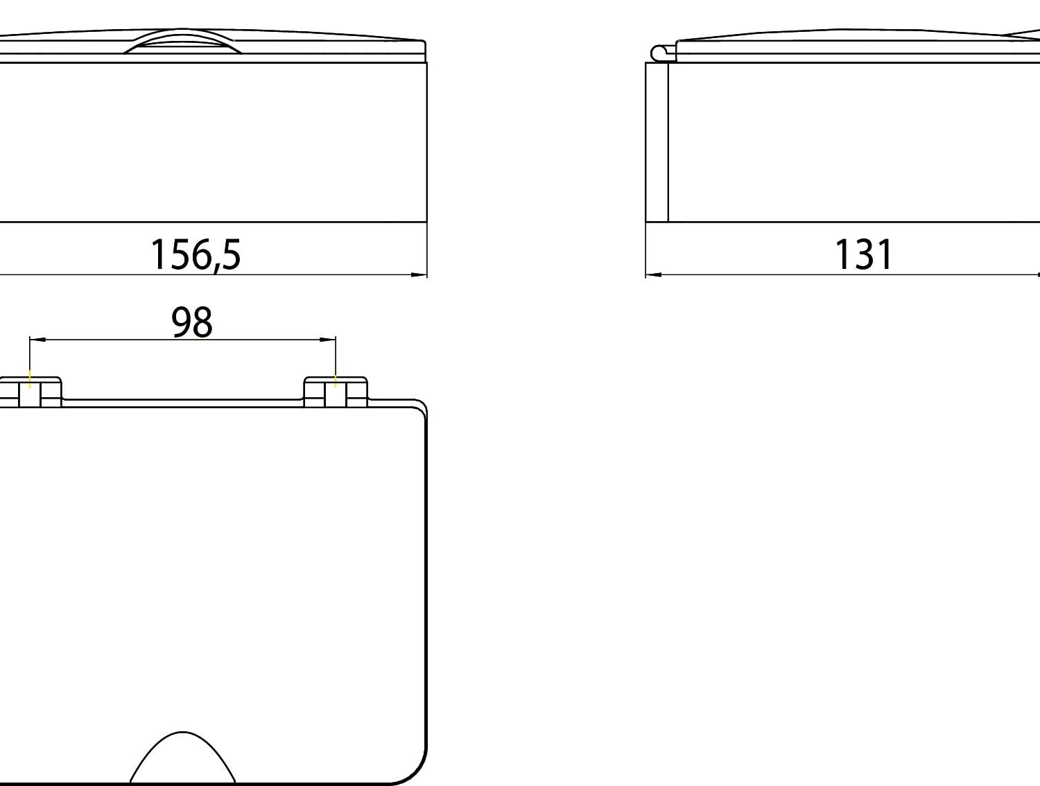 emco System 2 Feuchtpapierbox, Chrom - Feuchtpapierhalter & Behälter für feuchtes Toilettenpapier zur Wandmontage zum Schrauben - Box oder Dose, Silber