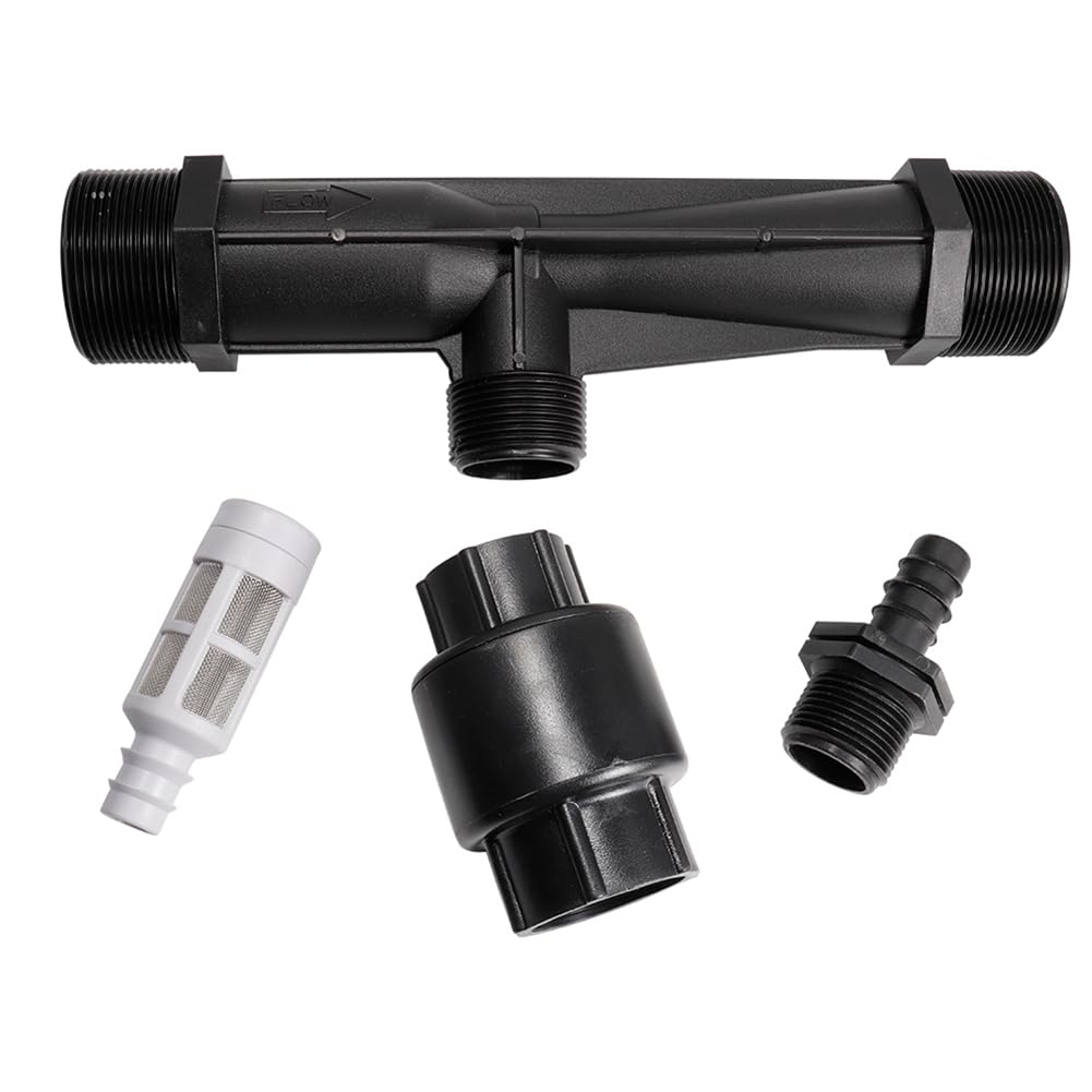 Baeroprki Men's As Shown 2 Inch Venturi Fertilization System Thread Irrigation Venturi Automatic Injector Syringe Set