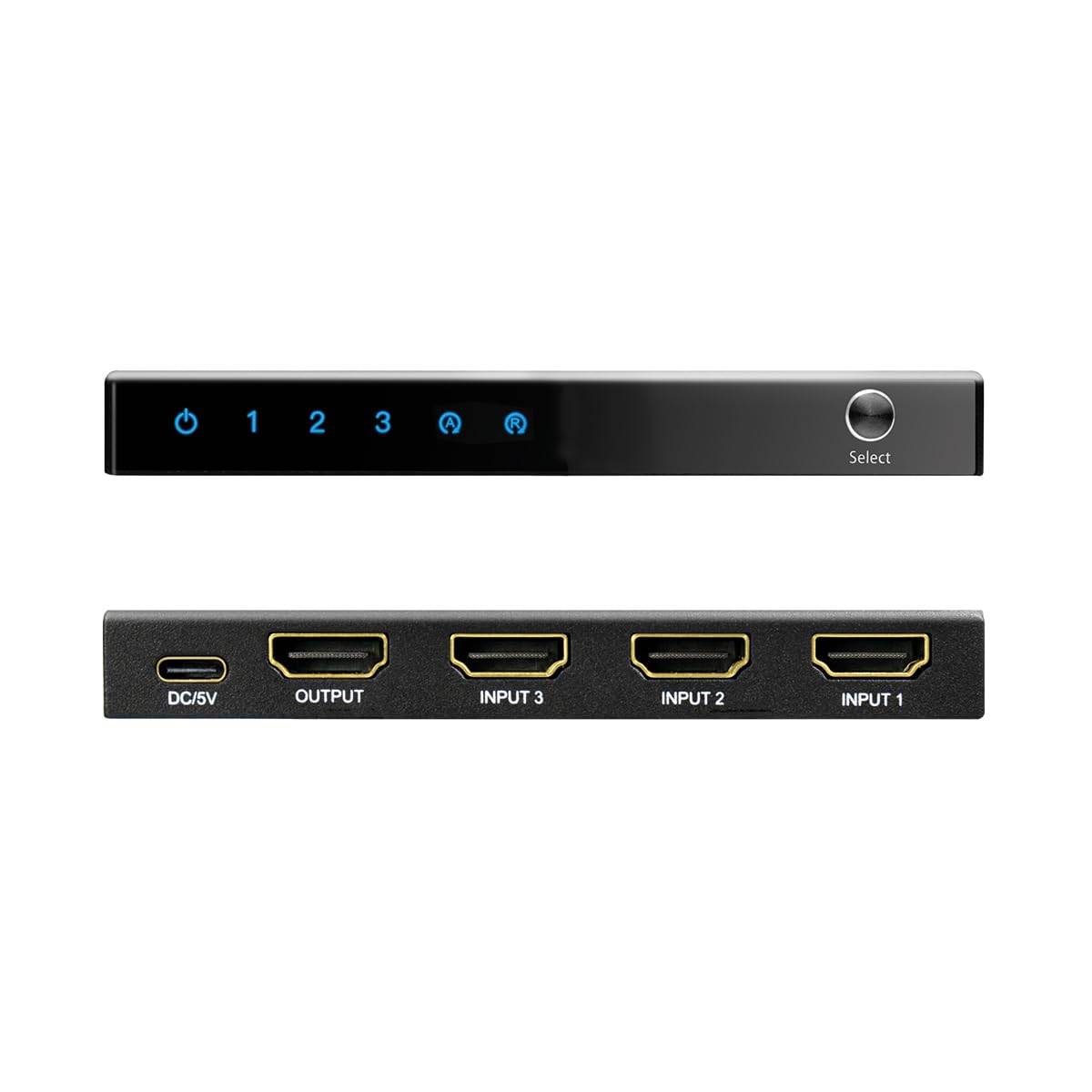 LogiLink HD0062 - HDMI-Switch 3x1-Port (3X Quellen auf EIN Monitor/TV), mit 4K/60 Hz Auflösung und Full 3D, HDCP, HDR, CEC, RC