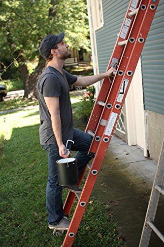 Bucket Hanger – for 1-5 Gallon Painting and Tool Buckets – Hands Free Ladder Hook for Paint Cans or Paint Buckets