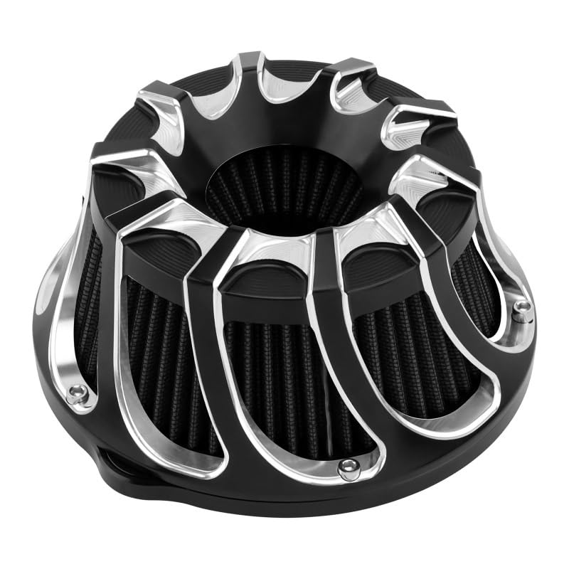 Système de nettoyage de filtre moto gauche ou droit pour Benda Dark Flag 500 blanc