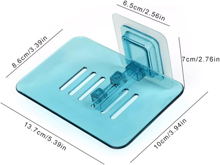 Soap Rack No Drilling Wall Mounted Layer Holder Sponge Dish Bathroom Accessories