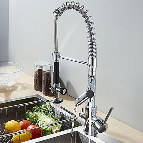 Mitigeur de cuisine design à ressort finition chromée Mod - 3