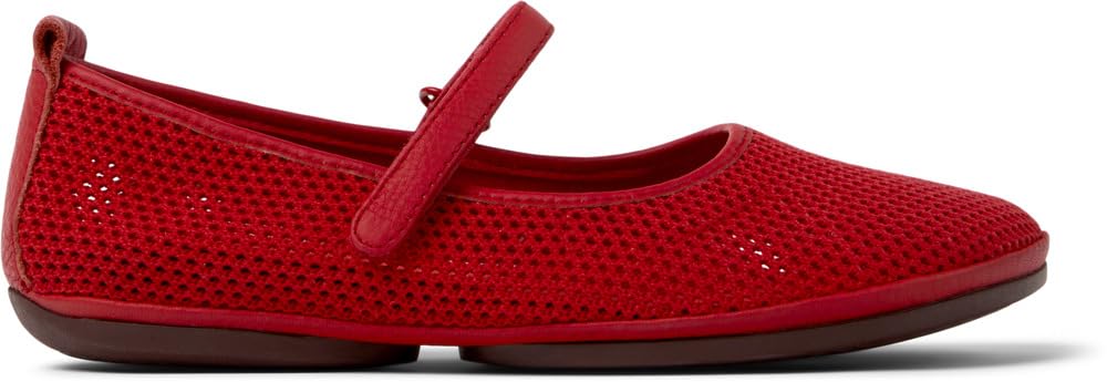 Camper Mocasín/Bailarina Right Nina para Mujer, Talla Mediana, Color Rojo 39 UE